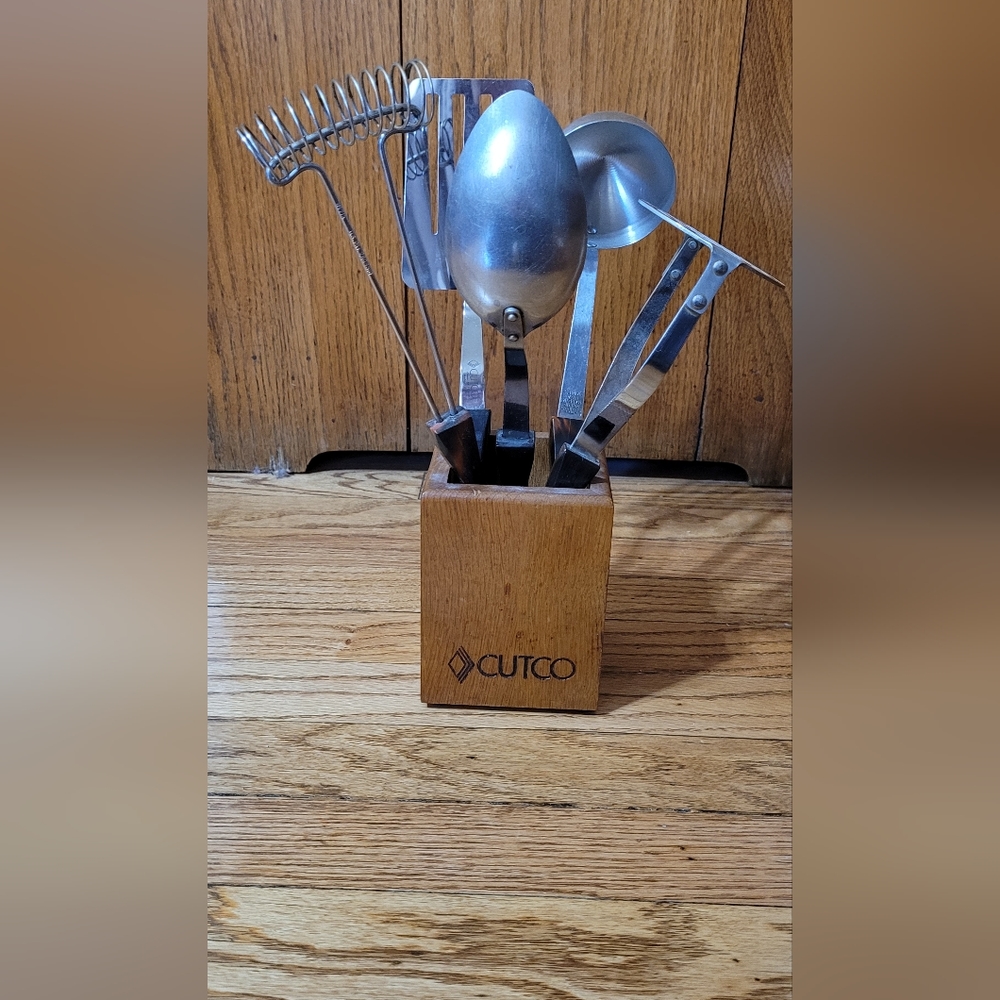 Cutco Utensils and Holder